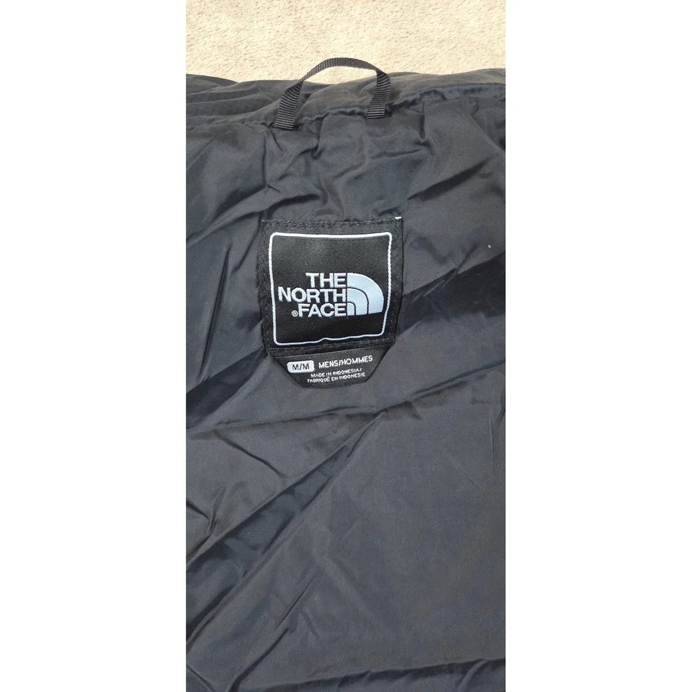 The North Face Primaloft Puffer Vest Men's Medium Black Quilted Full Zip GOOD